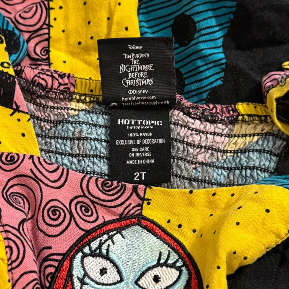 Disney Our Universe Nightmare Before Christmas Sally Patchwork Jumpsuit 2T